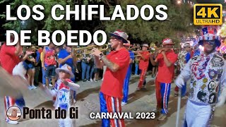 4K CARNAVALES de BUENOS AIRES febrero 2023 CENTRO murga quotLos Chiflados de Boedoquot ARGENTINA [upl. by Annirac]