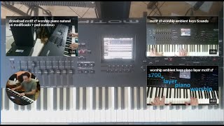 motif xf worship ambient keys Sounds [upl. by Evy]