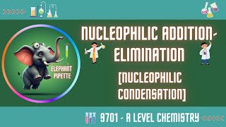 Nucleophilic AdditionElimination Mechanism  A level Chemistry [upl. by Ah]