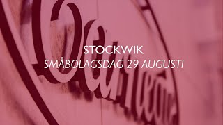 Stockwik presentation  Carnegie småbolagsdag [upl. by Antonin]