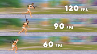 120 FPS vs 90 FPS vs 60 FPS  Does FPS Matter  FPS Comparison  BGMI PUBG MOBILE [upl. by Kenrick]