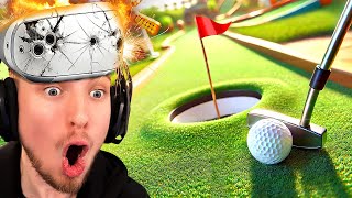 Playing VR Golf Until My Headset DIES  Walkabout Mini Golf VR [upl. by Introk]