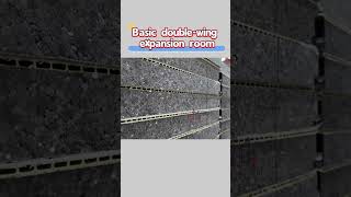 Basic double wing expansion room constructionproject alternativehousing containerhouseandhome [upl. by Willetta]