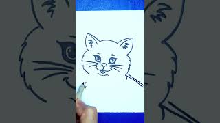 comment dessiner un chat mignon [upl. by Samoht]