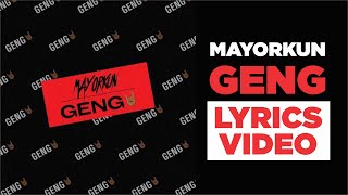 Mayorkun GENG  Lyrics Video [upl. by Magdau]