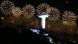 Rio New Year 2019 fireworks in full  Worlds Largest New Years Celebration HD [upl. by Nilahs212]