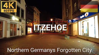 4K Walk in ITZEHOE GERMANY 🇩🇪  2023  Old Town by Night [upl. by Timothee]