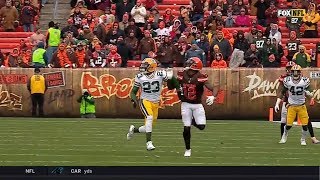 Josh Gordon vs Damarious Randall 2017  WR vs CB Highlights [upl. by Aisorbma]