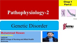 Pathophysiology2 Genetic Disorder UrduHindi  chap1part2  KMU Slides with MCQS [upl. by Sibley]