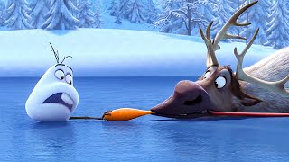 Frozen  Olaf vs Sven Funny Scene [upl. by Immot]