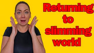 The Truth About Returning To Slimming World [upl. by Ahsyen634]