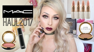 MAC haul 2017 New collections lipsticks bronzers highlighters  DramaticMAC [upl. by Bradley122]