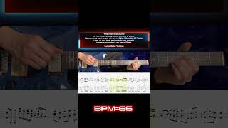 Steve Vai  Tender Surrender 12【Bpm66  TAB】shorts [upl. by Sila]