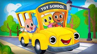 Las Ruedas del Autobús con Pin Pon 🚍  Canciones Infantiles  Toy Cantando [upl. by Teirtza]