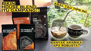 TIPS BIKIN BLEND KOPI SUSU ROBUSTA ARABICA  Space Roastery [upl. by Inot]