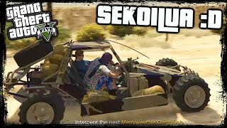 GTA V PC Sekoilua 53  Aseistetut hiekkakirput matkaan [upl. by Alveta]