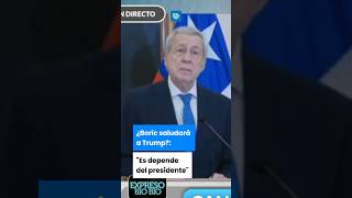 ¿Boric saludará a Trump “Eso depende del presidente” [upl. by Annaig902]