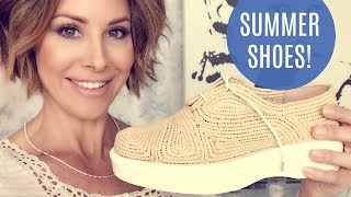 Packing Smart Summer Shoe Trends I Love [upl. by Elleuqar]