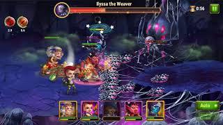 Keira Jhu Sebastian Daredevil Martha vs Ilyssa the Weaver 120 lvl  Hero Wars Mobile  2704 [upl. by Shanie]