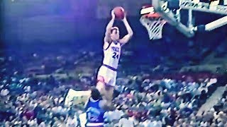 Tom Chambers Legendary Dunk on Mark Jackson [upl. by Selrhc]