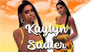 Sims 4 CAS 💛Kaylyn Sadler  CC LINKS🧡 [upl. by Ahmad]