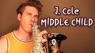 Middle Child  J Cole  Curved Soprano Saxophone Freestyle [upl. by Allen]