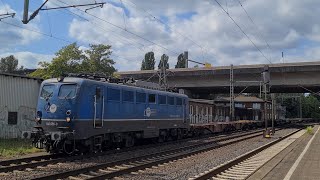 GüterzügeCargotrains at HamburgHarburg railway train güterzüge railfans rail trainspotting [upl. by Pubilis]