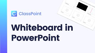 Add Whiteboard in PowerPoint [upl. by Ferna]