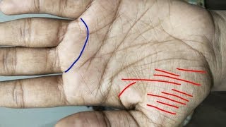 Girdle of venus Female whole hand analysis बहुत अच्छा किस्मत [upl. by Ness]