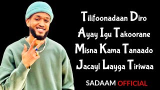 Cabdirizak Carab  Tilifoonadan Diro Ayay Igu Takoorane  Coming Soone  2022  LYRICS [upl. by Macleod]