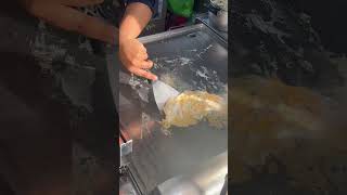 Halal oyster  kerang omelette in Penang Gurney Drive Hawker Centre [upl. by Yarak]