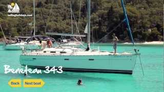 Sailing Holidays  Beneteau 343  Flotilla Sailing [upl. by Ewens]