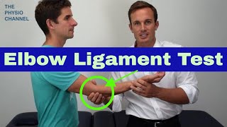 Elbow Lateral Collateral Ligament Test  Elbow Ligament Test  Elbow LCL Test [upl. by Wehttam]