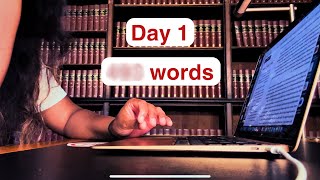 Thesis Writing Vlog Day 1 [upl. by Aneerahs]