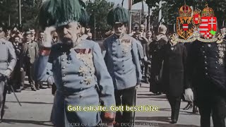 Imperial Anthem of AustriaHungary Gott erhalte Gott beschütze Remastered [upl. by Enaek]