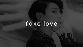 bts  fake love slowed  reverb [upl. by Plunkett]