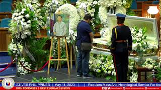 Requiem Mass And Necrological Service For the Late HON CARLOS M PADILLA [upl. by Larkins]