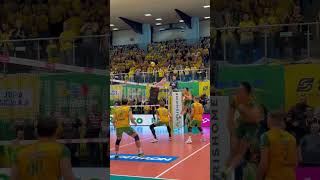 Last point at 2023 💛💚 volleyball plusliga [upl. by Noiramaj367]