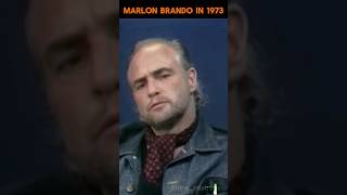 WHAT A LEGEND🫡 Marlon Brando Interview in 1973 shorts acting marlonbrando fyp [upl. by Lilybel]