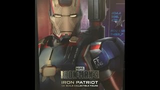 Play Imaginative Die Cast 14 IRON PATRIOT  Super Alloy  Iron Man 3  Adult Collector [upl. by Aketal232]