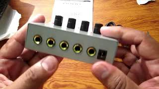 MICROAMP HA400 4channel Headphone amplifier [upl. by Laurice]