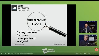 Webinar Vastgoed op de beurs  Belgische GVVs [upl. by Draper]