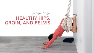 Iyengar Yoga for Healthy Hips Groin and Pelvis [upl. by Klinges]