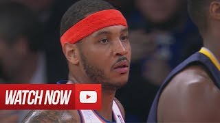 20140319  Carmelo Anthony Full Highlights vs Pacers  34 Pts 5 Assists [upl. by Ybot251]