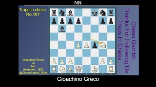 Gioachino Greco vs NN Traps in chess 167 [upl. by Patti233]