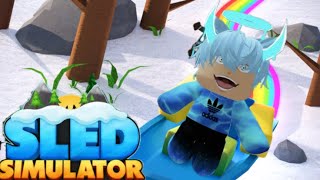 Playing Roblox sled simulator [upl. by Neirda]