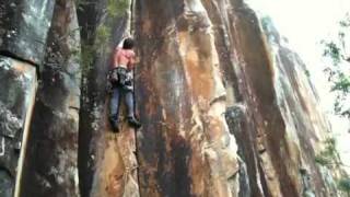 Clint takes a ground fall at Frog Buttress [upl. by Loma]