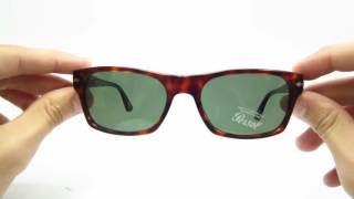 Unboxing Persol PO 3037S Havana 2431 54mm Sunglasses [upl. by Hasina438]