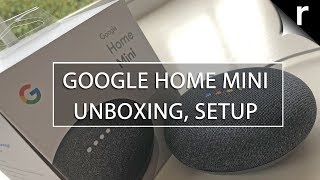 Google Home Mini Unboxing Setup amp Handson Review [upl. by Den540]