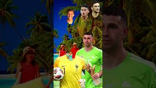 Emiliano Martínez amp Hugo Lloris head match funny video martinez hugo shortsfeed sports shorts [upl. by Painter]